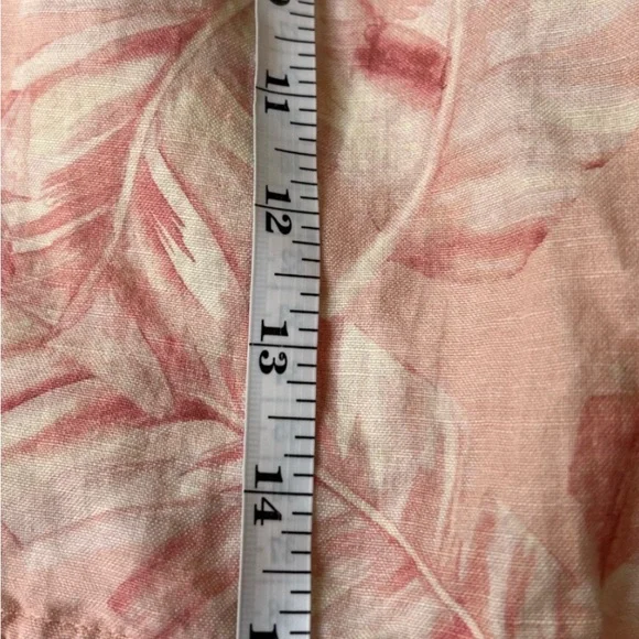 Show Me Your MuMu Pink Floral Wrap Mini Skirt Size Medium EUC - Picture 7 of 8